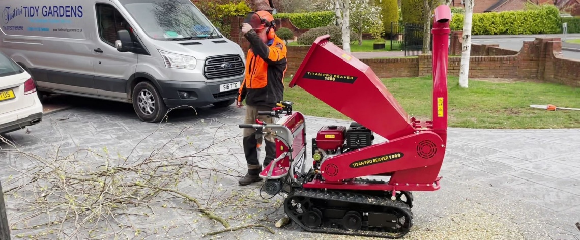 Wood Chipping - Cotswolds -