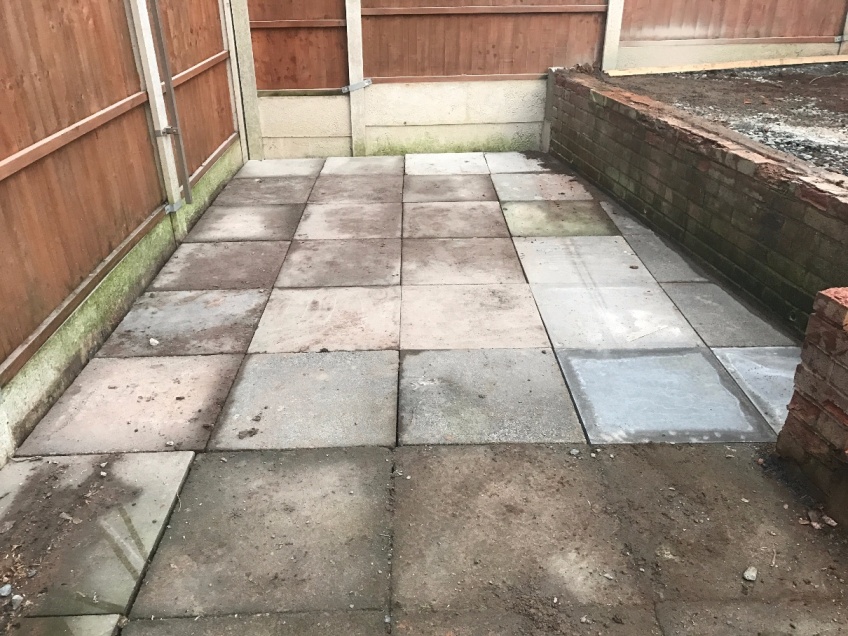 New Patio - Kidderminster - TIRED PATIO