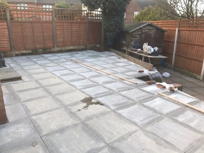 New Patio - Kidderminster - NEW PAVING LAID