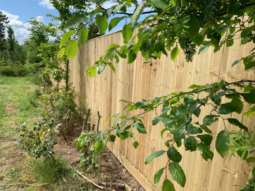 Wooden Slatted Fence - Great Rissington -