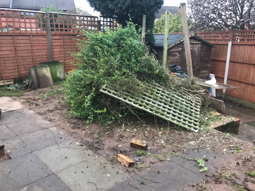 New Patio - Kidderminster - AT THE START