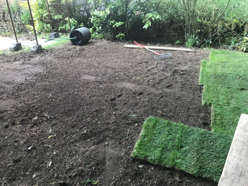 Turf Laying - Bourton on the Hill -