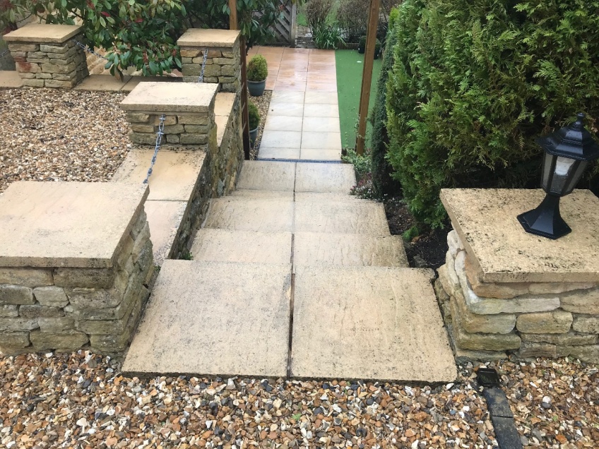 Patio & Steps Cleaning -