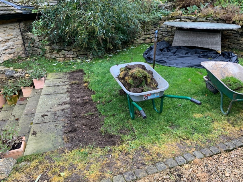 New Patio Laying - Snowshill -