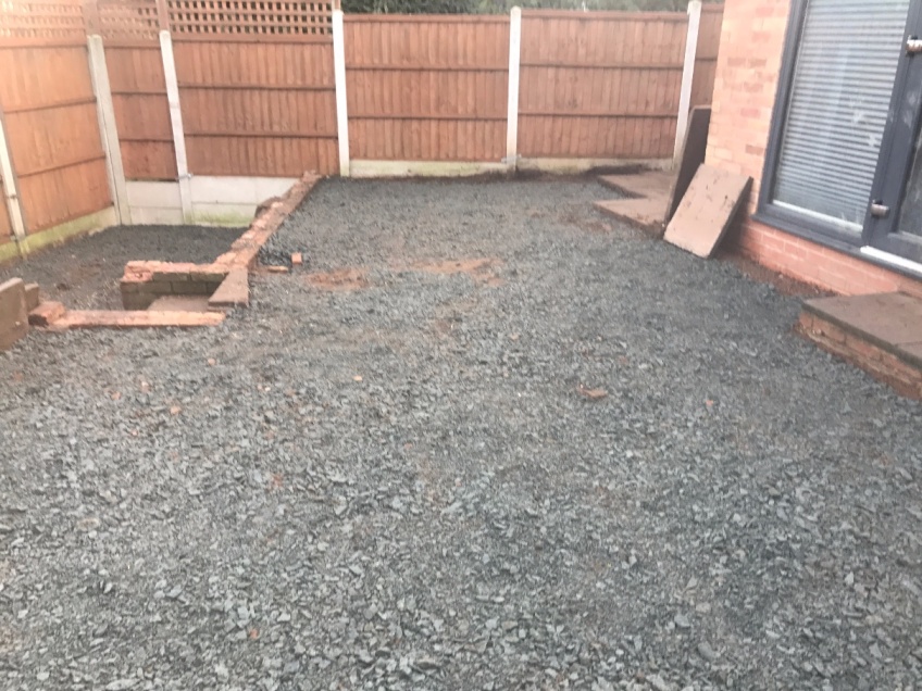 New Patio - Kidderminster - PREPARATION